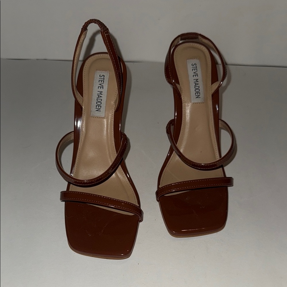 Steve Madden Brown Strappy Heels